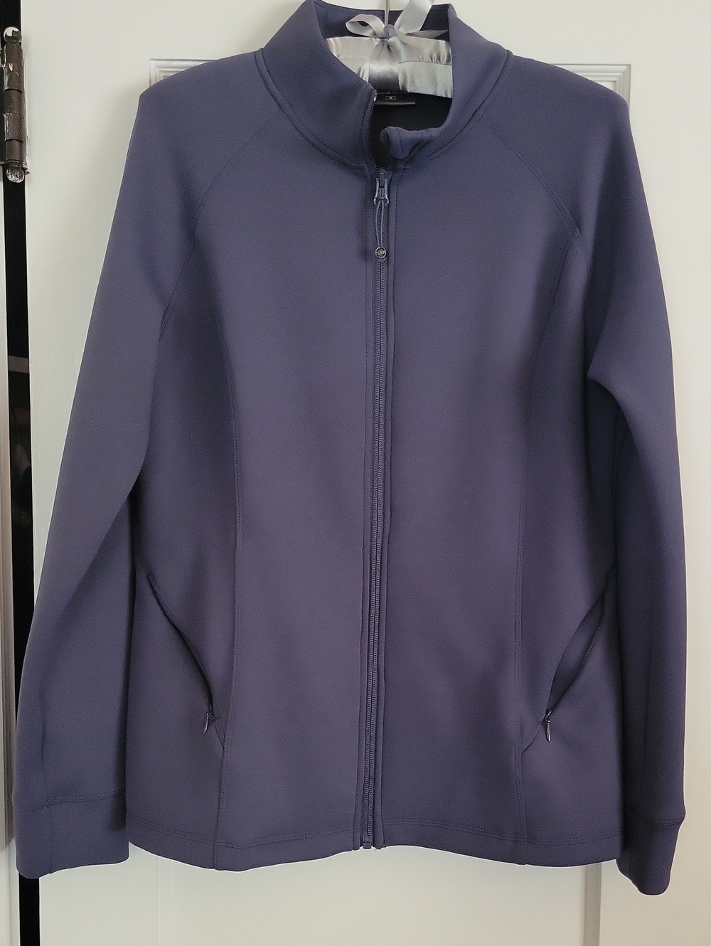 Blue Zippered Running Jacket